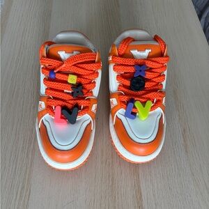 Louis Vuitton Maxi Orange White Trainer